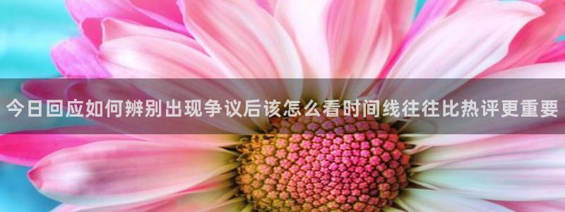 黑料事件新闻:今日回应如何辨别出现争议后该怎么看时间线往往比热评更重要